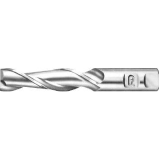 F&D Tool Company 17132 AT710 Two Flute for Aluminum, Single End, Long, High Speed Steel, 5/16" Mill Diameter, 3/8" Shank Diameter, 1.375" Flute Length, 3.125" Overall Length Milling Cutters