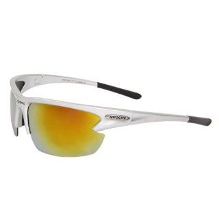 Xsportz Silver Sunset POLARIZED Lens Cycling Triathlon Sunglasses  Ice Skate Accessories  Sports & Outdoors