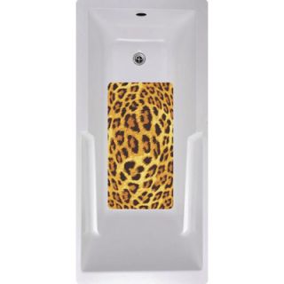 No Slip Mat by Versatraction Leopard Bath Tub and Shower Mat