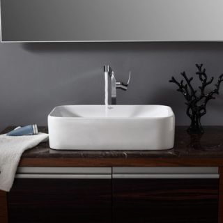 Hole Waterfall Typhon Faucet and Bathroom Sink   C KCV 122 15100CH