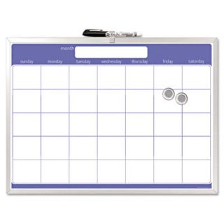 The Board Dudes Magnetic Dry Erase Board, Monthly Planner, 23 X 17