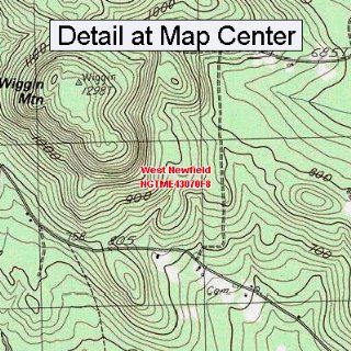 USGS Topographic Quadrangle Map   West Newfield, Maine (Folded/Waterproof)  Outdoor Recreation Topographic Maps  Sports & Outdoors