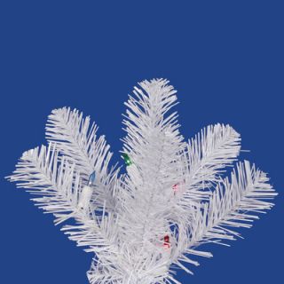 Vickerman White Salem Pencil Pine 7.5 Artificial Christmas Tree with