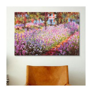 iCanvasArt Jardin De Giverny by Claude Monet Painting Print on Canvas