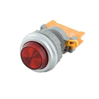 Alpinetech PLN 30 Red 30mm 120V AC/DC LED Pilot Indicator Light