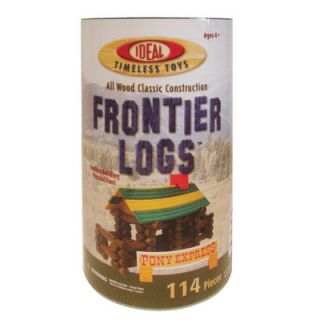 Ideal Wood Construction 114 pieces Frontier Logs in
