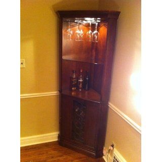 Howard Miller 690 000 Piedmont Corner Wine Cabinet   Home Bars