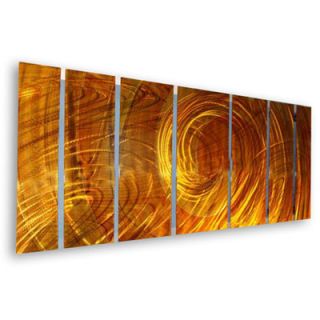 All My Walls Abstract by Ash Carl Metal Wall Art in Burnt Orange   23