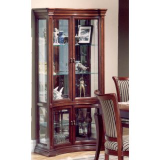 Curio Cabinets   Finish Cherry, Number of Shelves 5[PL]