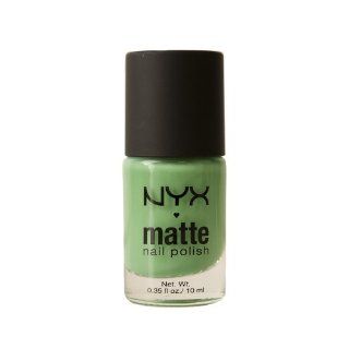 NYX Cosmetics Matte Nail Polish, Mint, 1.76 Ounce  Beauty
