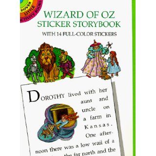 Wizard of Oz Sticker Storybook (Dover Little Activity Books) Pat Stewart 9780486400884 Books