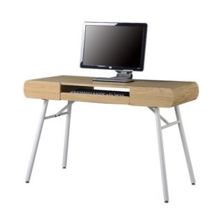 Techni Mobili Computer Desk with Pullout Keyboard Panel