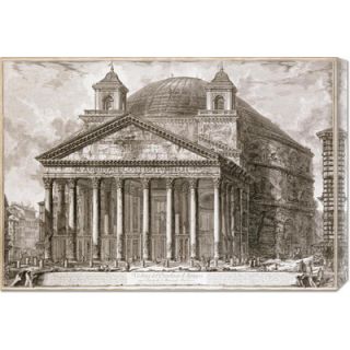 Global Gallery A View of The Pantheon, Rome by Giovanni Battista