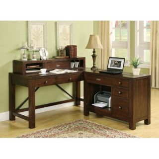 Riverside Furniture Castlewood L Shape Desk Office Suite