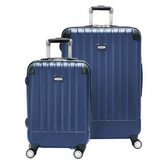 RICARDO BEVERLY HILLS LIGHTWEIGHT POLYCARBONATE EXPANDABLE SPINNER 2PC SET BLUE LUGGAGE  