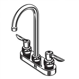 Centerset Bathroom Faucet with Double Wrist Blade Handles   7501.170