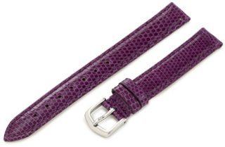 Hadley Roma Women's LSL715RP 120 12 mm Purple Genuine Java Lizard Watch Strap Watches