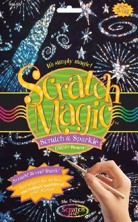 Scratch Art Scratch Magic<SUP>TM</SUP> Kits scratch & sparkle holographic kit   Childrens Scratchboard Art Kits