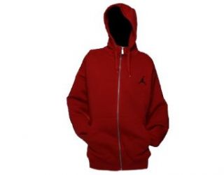 Mens Nike AirJordan All Day Full Zip Hoodie Jacket Gym Red / Black 436425 695 Size XXX Large Clothing