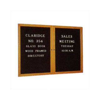 No. 3054 Wood Framed Glass Door Directory