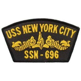 U.S. Navy USS New York City SSN 696 Patch 2 1/4" x 4" Patio, Lawn & Garden