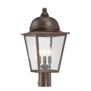 Great Outdoors by Minka Andrita Court 1 Light Outdoor Post Lantern