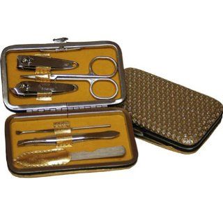 6 Pcs Stainless Steel Nail Care Personal Manicure & Pedicure Set, Travel & Grooming Kit #696 2  Beauty