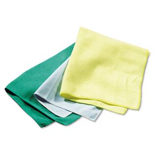 Commercial Reusable Cleaning Cloths, Microfiber, 16 X 16, 12/Carton