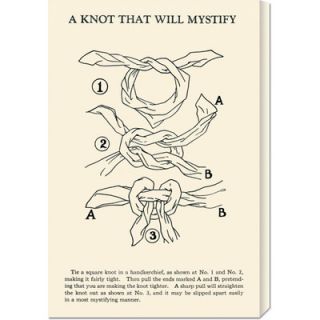 Global Gallery A Knot That Will Mystify by Retromagic Stretched
