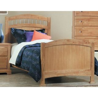 Woodbridge Home Designs 827 Series Twin Bed with Aluminum Rod in Maple