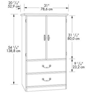 Sauder Orchard Hills Armoire