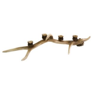 IMAX Tilmont Calcium Carbonate and Polyresin Antler Candle Holder