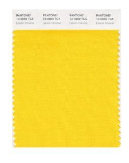 PANTONE SMART 13 0859X Color Swatch Card, Lemon Chrome   Wall Decor Stickers  