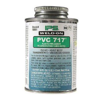 Weldon 10861 Weld On 717 PVC Solvent Cement, Clear   Household Wood Stains  