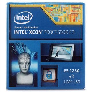 Intel Xeon E3 1230V3 Haswell, 3.3GHz, 8MB L3 Cache LGA 1150, 80W Quad Core Server Processor BX80646E31230V3 Computers & Accessories
