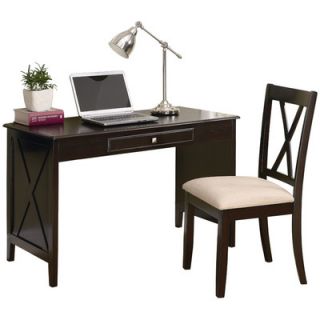Monarch Specialties Inc. Contemporary Writing Desk and Chair Set