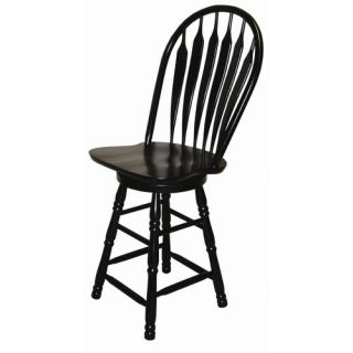 Sunset Selections Swivel Comfort Back Counter Stool