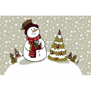 Milliken Winter Santa and Friends Christmas Novelty Rug