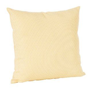 Saro Lifestyle 6389.Y18S 18 Inch by 18 Inch Couleures Jardin Collection Pick Stitched Design Pillow, Square, Yellow   Throw Blankets