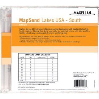 Magellan MapSend Lakes USA, South Freshwater Maps microSD Card GPS & Navigation