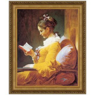 Design Toscano A Young Girl Reading, 1770   1772 Replica Painting
