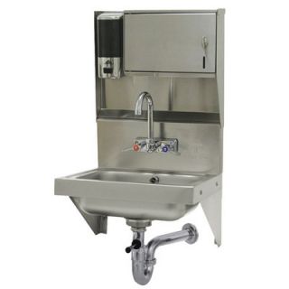 Advance Tabco Wall Mounted 21 x 21 Hand Sink with Faucet