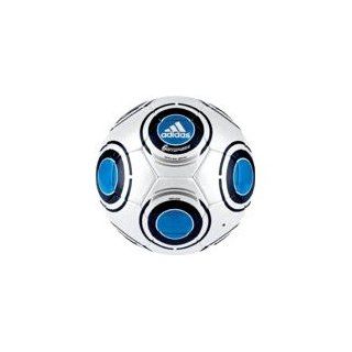 adidas TerraPass Replique Soccer Ball, Metallic White/Pool/Dark Indigo, 3  Sports & Outdoors