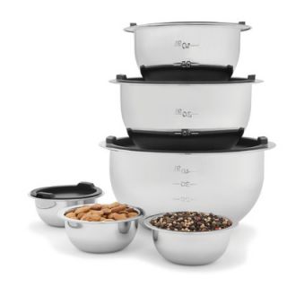 Wolfgang Puck® 14 Pieces Stainless Steel Mixing Bowl Set in Black