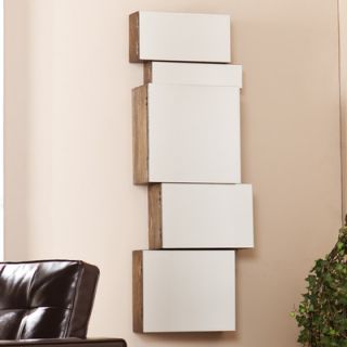 Wildon Home ® Toulouse Mirrored Wall Mount Storage Box (Set of 5)