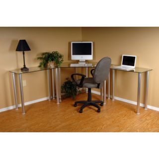 And Office Corner Computer Desk with 35 and 20 Modular Extensions