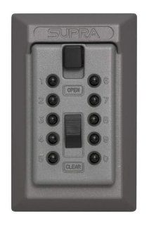 Kidde AccessPoint 001015 KeySafe Original 5 Key Permanent, Pushbutton, Titanium Gray   Combination Padlocks  