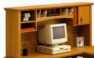 L Shaped Computer Desk Hutch   Bush Office Furniture   WC91317 [Office Product]  