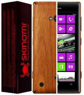 Skinomi TechSkin   Nokia Lumia 720 Screen Protector + Light Wood Full Body Skin Protector / Front & Back Premium HD Clear Film / Ultra High Definition Invisible and Anti Bubble Crystal Shield with Free Lifetime Replacement Warranty   Retail Packaging