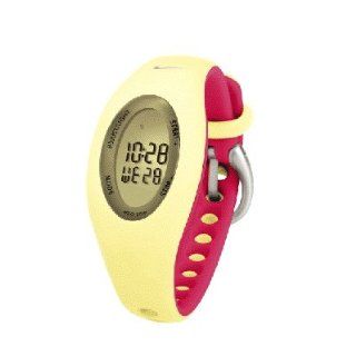 Nike Nuru Junior Digital Watch   Lemon Frost/Flame Red   WK0012 702  Sport Watches  Sports & Outdoors